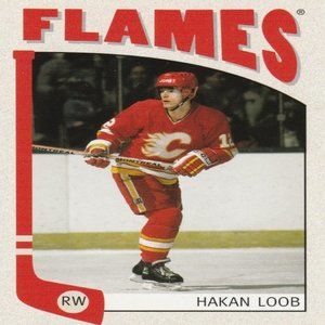 Hakan Loob (Calgary Flames) 2005 In The Game Series Card - Card Number 4